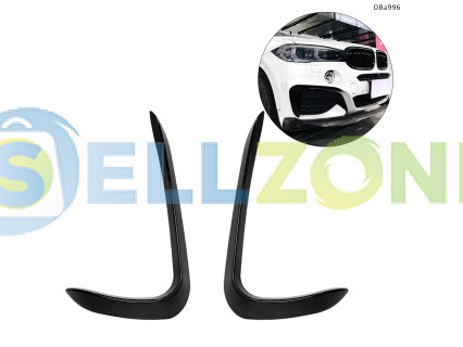 Ένθετα διαχωριστή για πλευρικές γρίλιες στον μπροστινό προφυλακτήρα BMW X6 F16 M 2014-2019 – DBa996